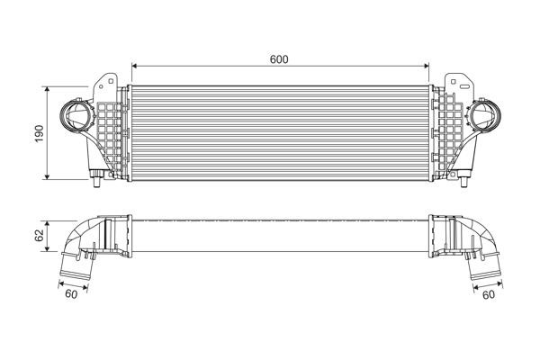 Valeo 818694 Intercooler, charger 818694