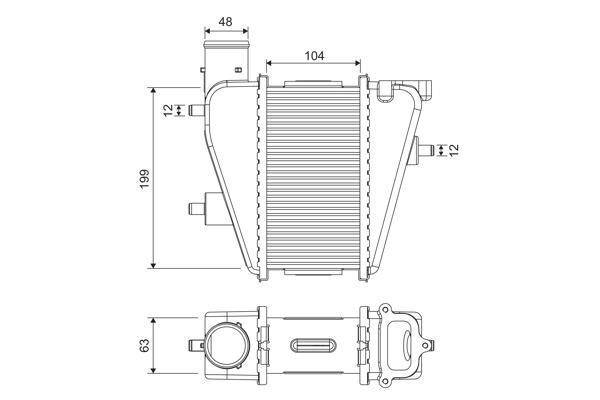 Valeo 818373 Intercooler, charger 818373