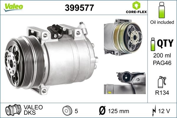 Valeo 399577 Compressor, air conditioning 399577