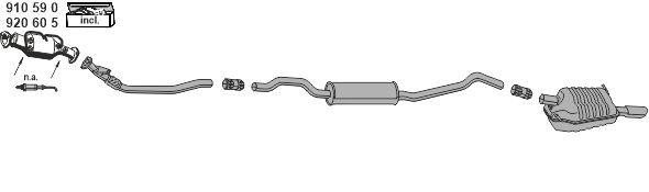 Ernst 010661 Exhaust system 010661