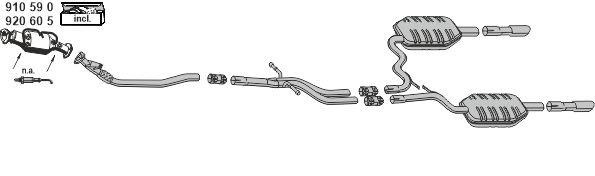 Ernst 010673 Exhaust system 010673