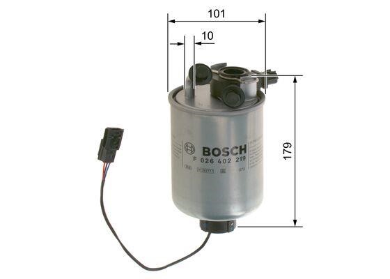 Bosch Fuel filter – price 258 PLN