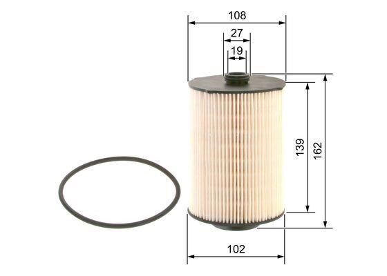 Bosch Fuel filter – price [object Object] PLN