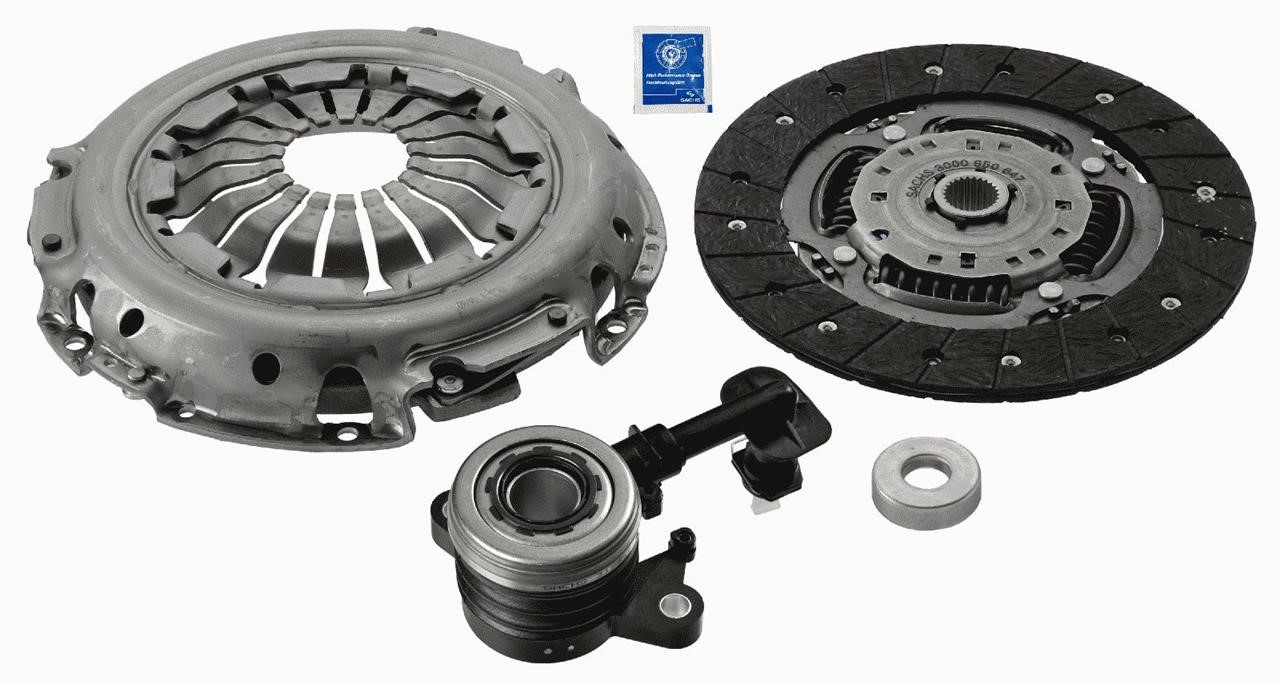 Automotive clutch kit Dacia Dokker: 3000990551 SACHS Clutch Kit