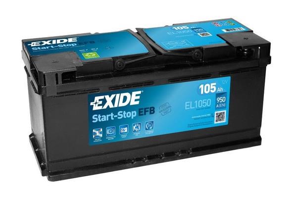Exide EL1050 Battery Exide EFB Start-Stop 12V 105Ah 950A(EN) R+ EL1050