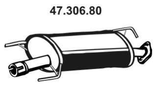 Eberspaecher 4730680 Central silencer 4730680