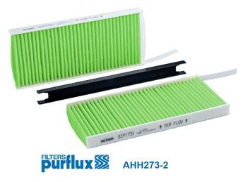 Purflux AHH273-2 Filter, interior air AHH2732