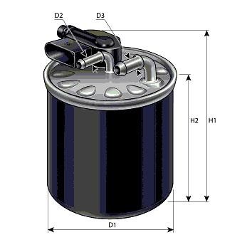 Automotive fuel filter MAN TGE: FCS926 Purflux Fuel filter