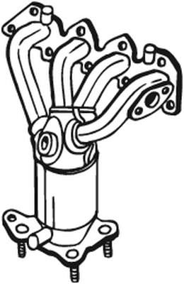 Catalyst exhaust Seat Altea: 090191 Bosal Catalytic Converter