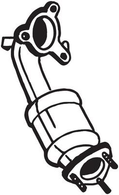 Cat converter Opel Meriva: 090194 Bosal Catalytic Converter
