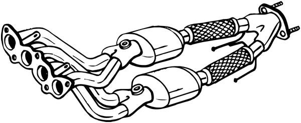 Cat converter Ford Grand C-Max: 090231 Bosal Catalytic Converter