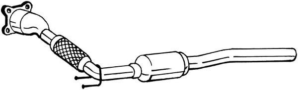 Catalytic exhaust system Seat Altea: 090238 Bosal Catalytic Converter