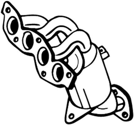 Cat converter Hyundai: 090241 Bosal Catalytic Converter