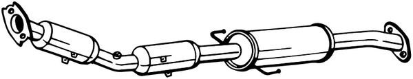 Catalyst exhaust Lexus: 090243 Bosal Catalytic Converter