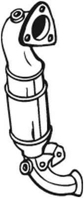 Catalytic exhaust system Citroen C4: 090255 Bosal Catalytic Converter