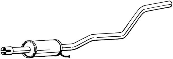 Exhaust muffler Hyundai i20: 280299 Bosal Muffler assy