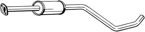 Central silencer Opel: 284799 Bosal Centre Muffler