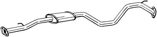 Rear exhaust silencer Renault Kadjar: 284803 Bosal Muffler assy