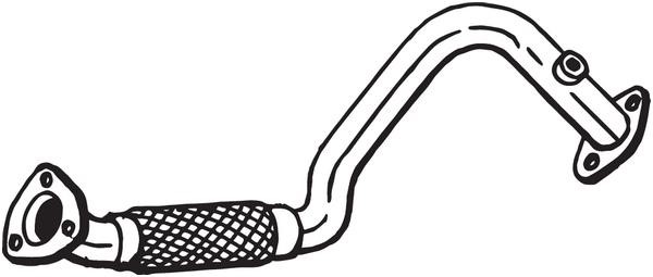 Bosal 750-307 Exhaust pipe 750307 750307 Bosal Exhaust pipe