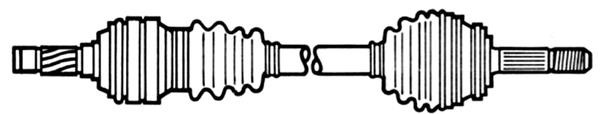 Friesen FDS1347 Drive shaft FDS1347