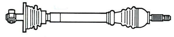 Friesen FDS1780 Drive shaft FDS1780