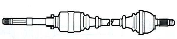 Friesen FDS2623 Drive shaft FDS2623