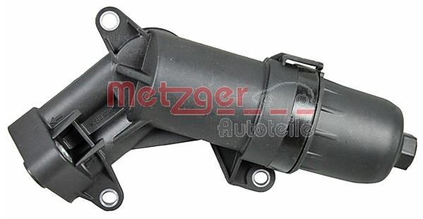 Oil filter housing Audi A4: 8020090 Metzger Oil filter housing