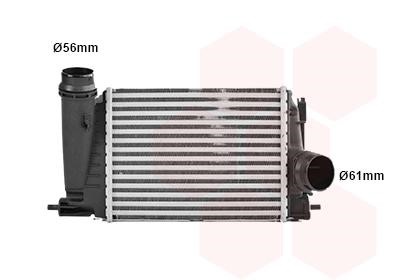 13014717 Van Wezel Intercooler, charger