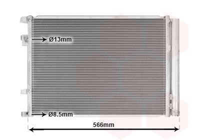 83015708 Van Wezel AC Condenser