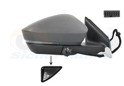 7644818 Van Wezel Outside Mirror