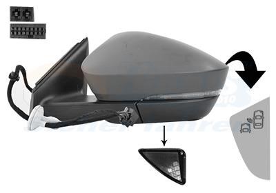 7644827 Van Wezel Outside Mirror