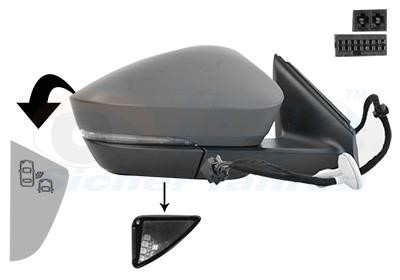 7644828 Van Wezel Outside Mirror