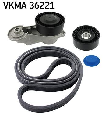 Drive belt kit Volvo S80: VKMA36221 SKF V-Ribbed Belt Set