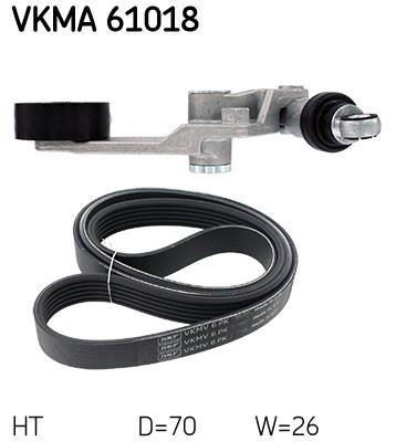 V-Ribbed Belt Set SKF VKMA 61018