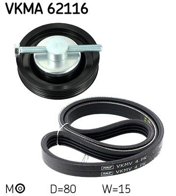 VKMA62116 SKF V-Ribbed Belt Set