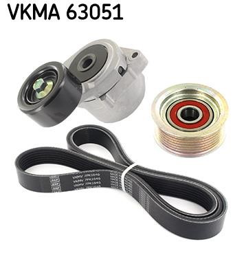 Drive belt kit Honda: VKMA63051 SKF V-Ribbed Belt Set