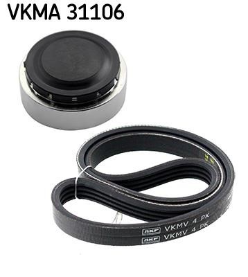 Drive belt kit Audi A6: VKMA31106 SKF V-Ribbed Belt Set