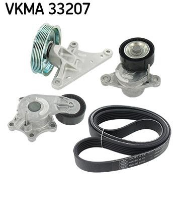 Drive belt kit Peugeot 308: VKMA33207 SKF V-Ribbed Belt Set