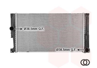 06012714 Van Wezel Engine cooling radiator
