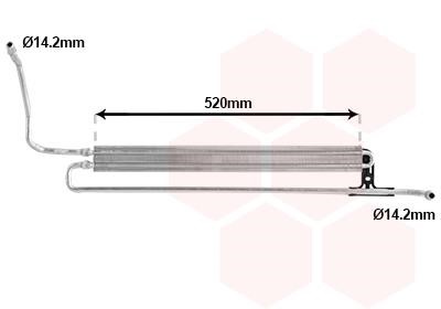 Van Wezel 06013724 Power steering cooler (GUR) 06013724