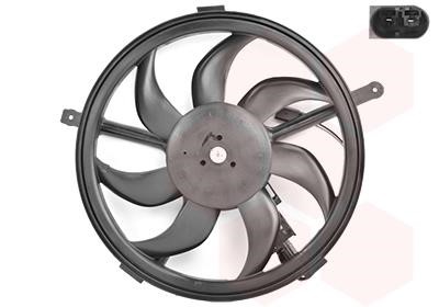 Car radiator fan Mini: 0506744 Van Wezel Hub, engine cooling fan wheel