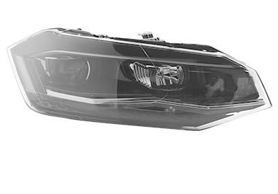 Front light Volkswagen Polo: 5751984V Van Wezel Headlamp