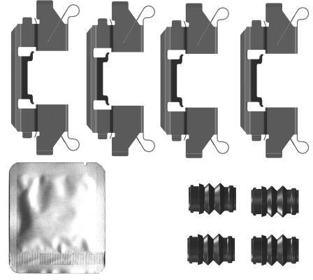 Brake pad accessory kit Nissan Leaf: 82556400 Textar Accessory Kit, disc brake pad