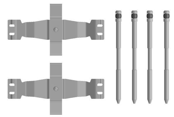 Brake pad fitting accessory Tesla: 82557500 Textar Accessory Kit, disc brake pad