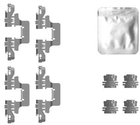 82557800 Textar Accessory Kit, disc brake pad