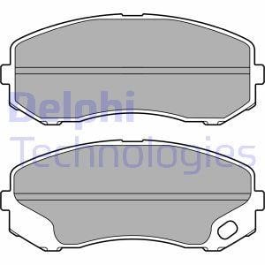 LP3687 Delphi Brake pad set