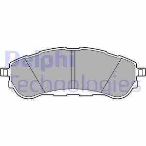 Delphi LP3707 Brake Pad Set, disc brake LP3707