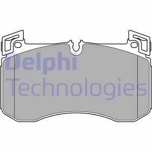 Delphi LP3728 Brake Pad Set, disc brake LP3728