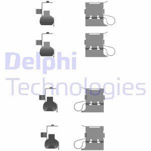 Delphi LX0756 Mounting kit brake pads LX0756