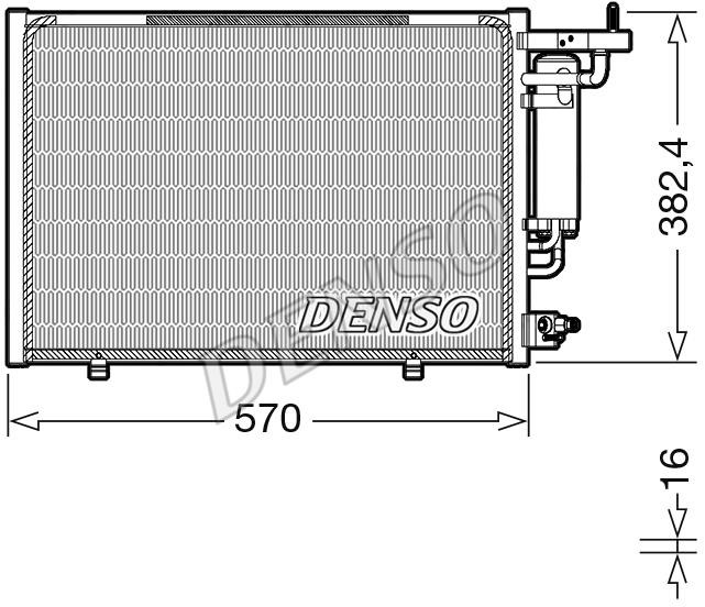 DENSO DCN10052 Cooler Module DCN10052
